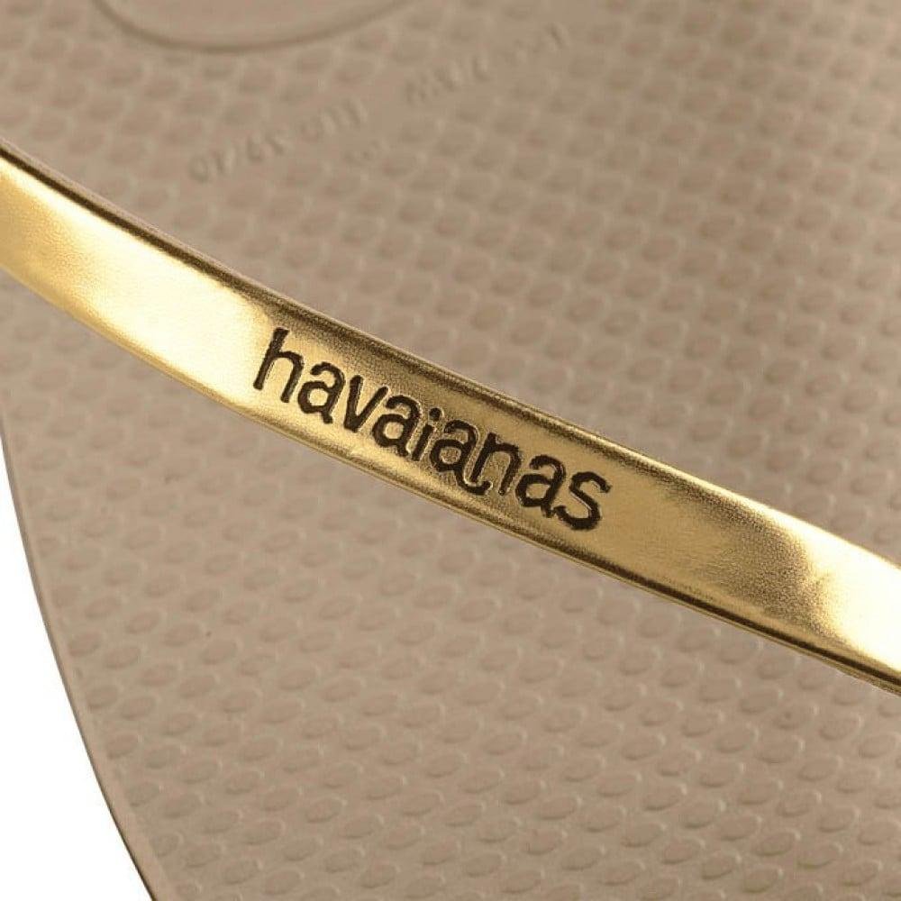 Chinelo Feminino Havaianas Metallic Areia Dourada Dourado 6