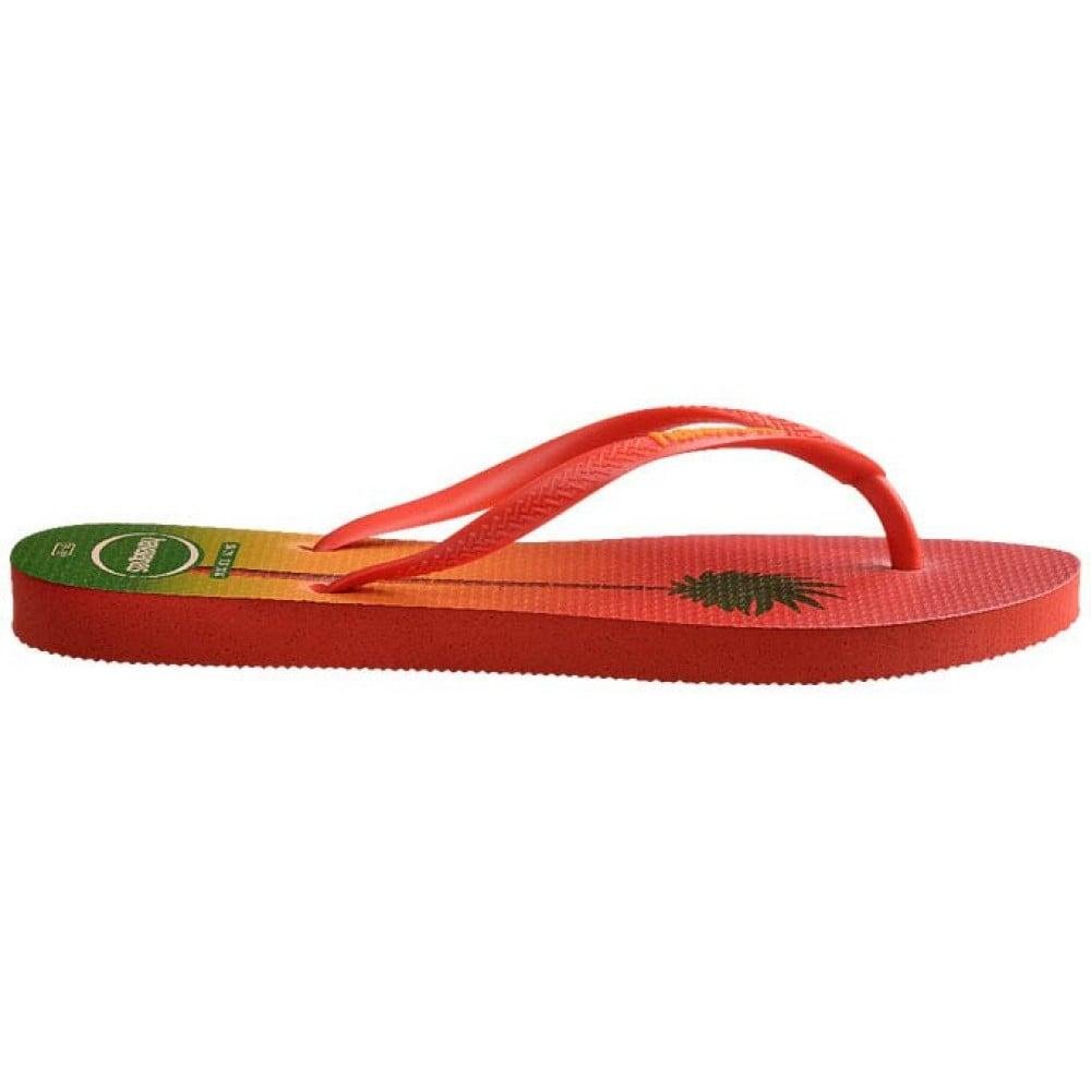 Chinelo Feminino Havaianas Postcard Laranja Laranja 3