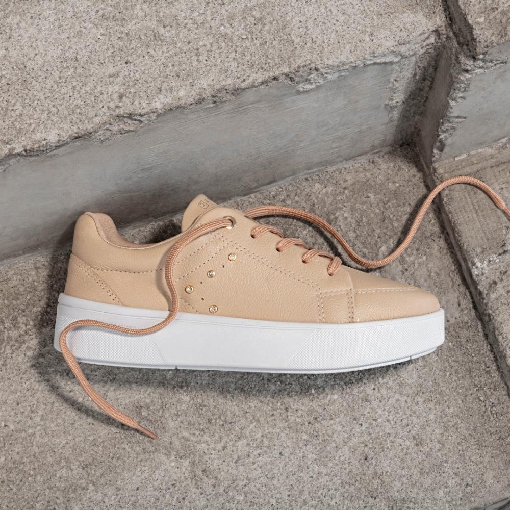 Tênis Feminino Ramarim Casual 2482103 Nude Bege 2