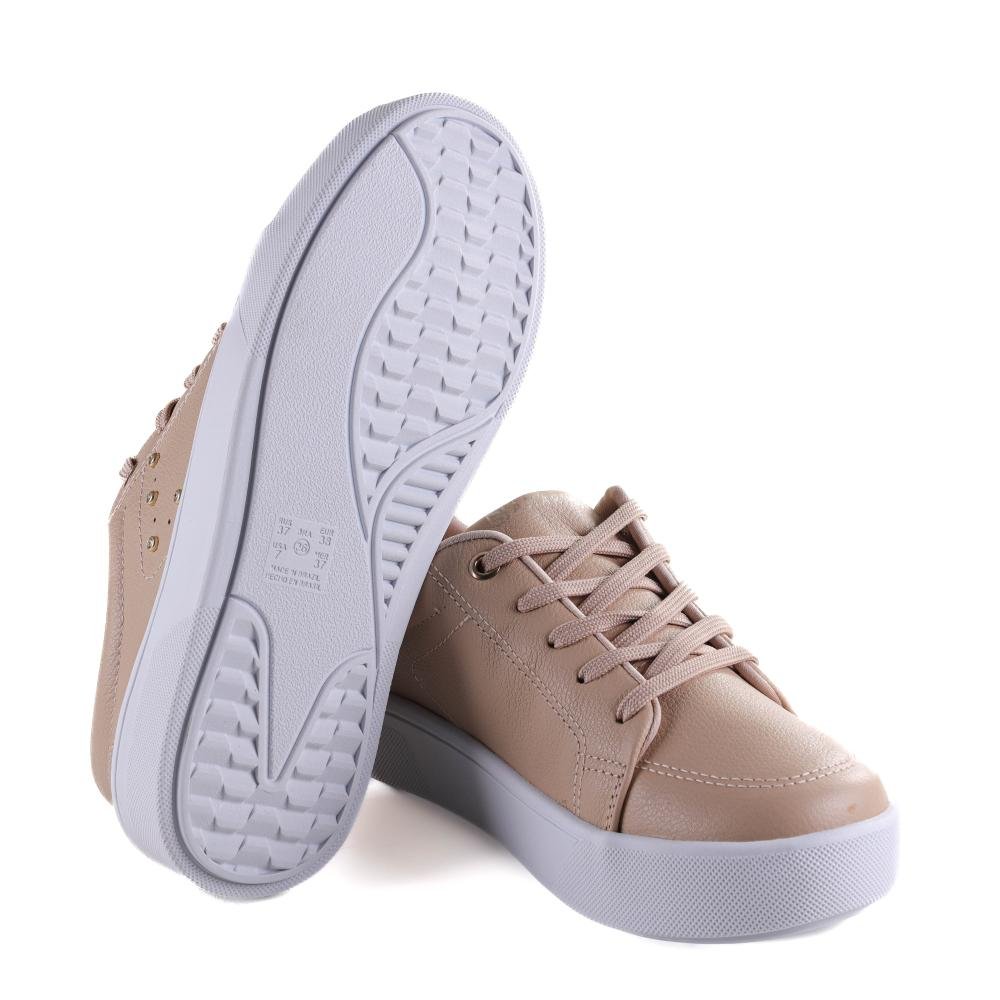 Tênis Feminino Ramarim Casual 2482103 Nude Bege 6
