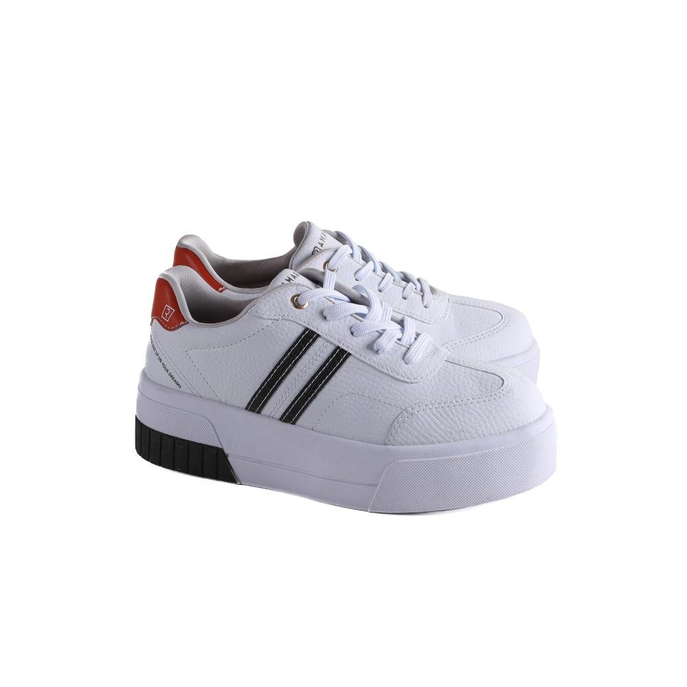 Tênis Feminino Ramarim Plataforma 2484103 Branco Branco 3