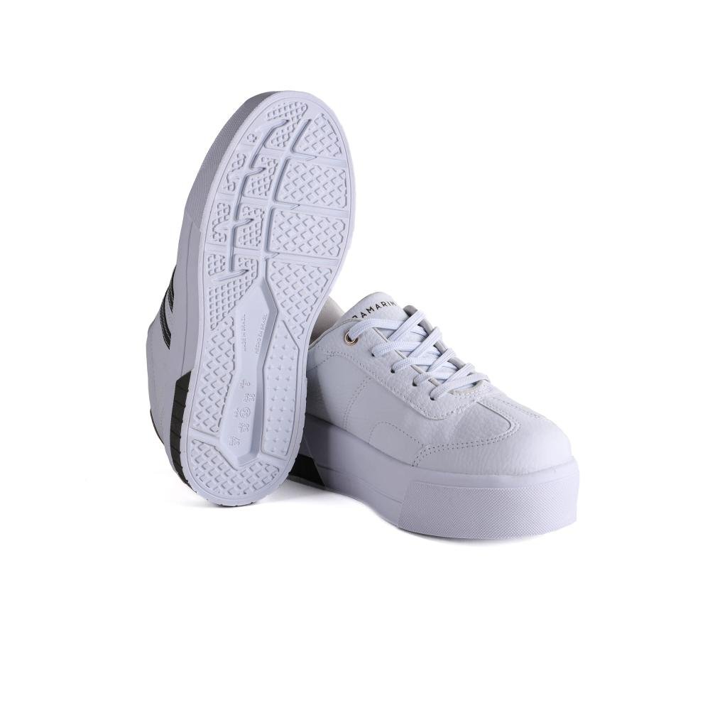 Tênis Feminino Ramarim Plataforma 2484103 Branco Branco 5