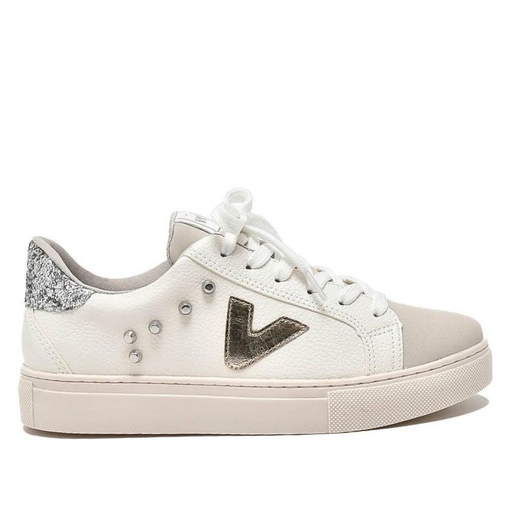 Tênis Feminino Casual Via Marte 082-012 Bege Milk Bege 1