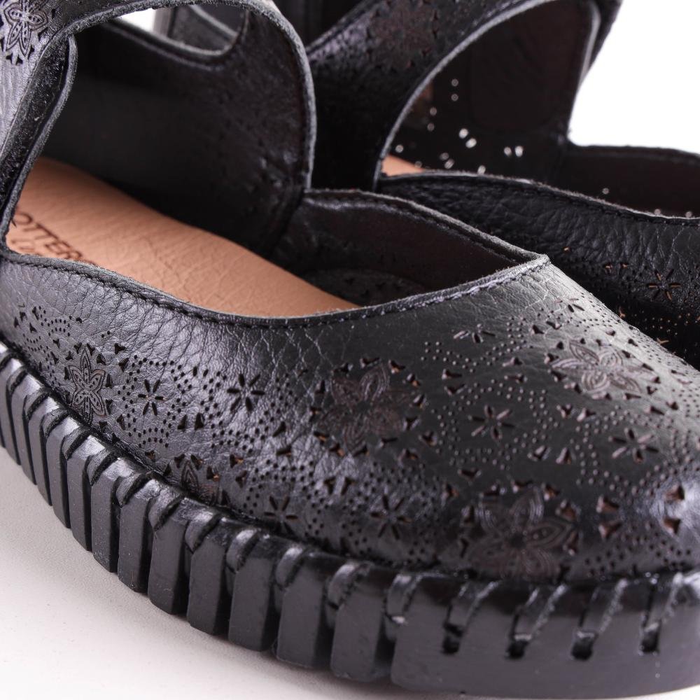 Sapato Feminino Bottero Couro Preto 354311 Preto 5