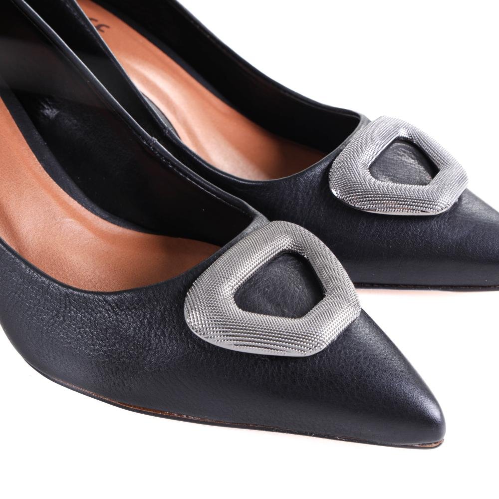 Scarpin Feminino Zariff Preto Preto 3