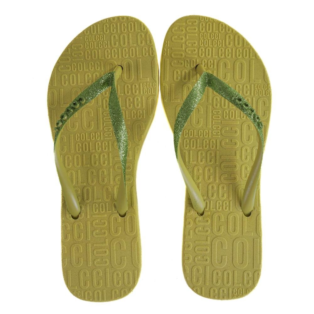 Chinelo Feminino Colcci 158.01.01915 Verde Amarelo/Verde 1