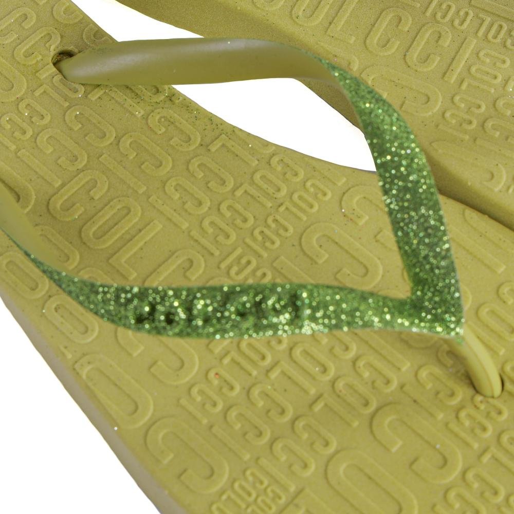 Chinelo Feminino Colcci 158.01.01915 Verde Amarelo/Verde 2