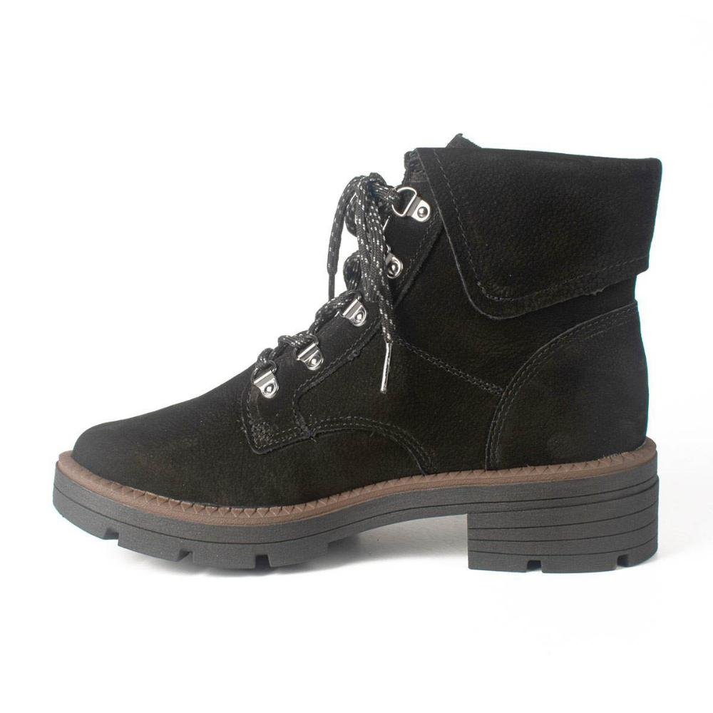 Bota Coturno Feminino Dakota Couro Da131 Preto Preto 3