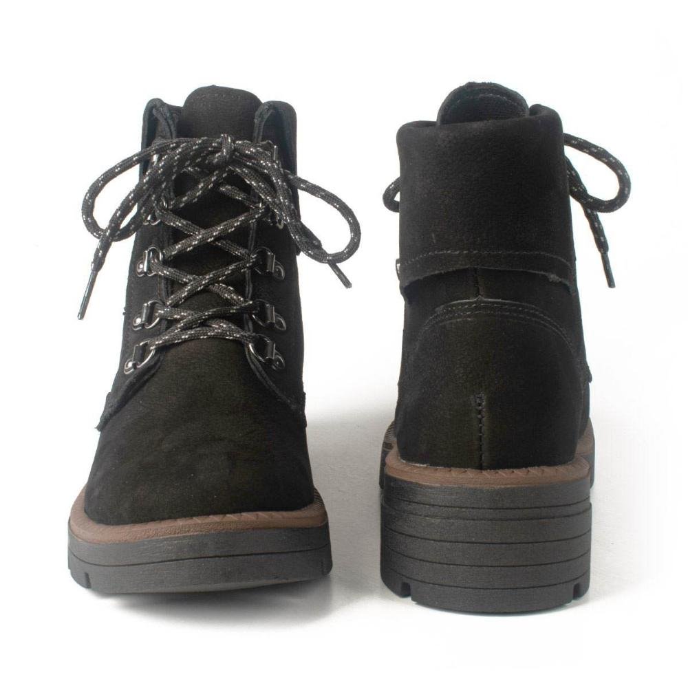 Bota Coturno Feminino Dakota Couro Da131 Preto Preto 6