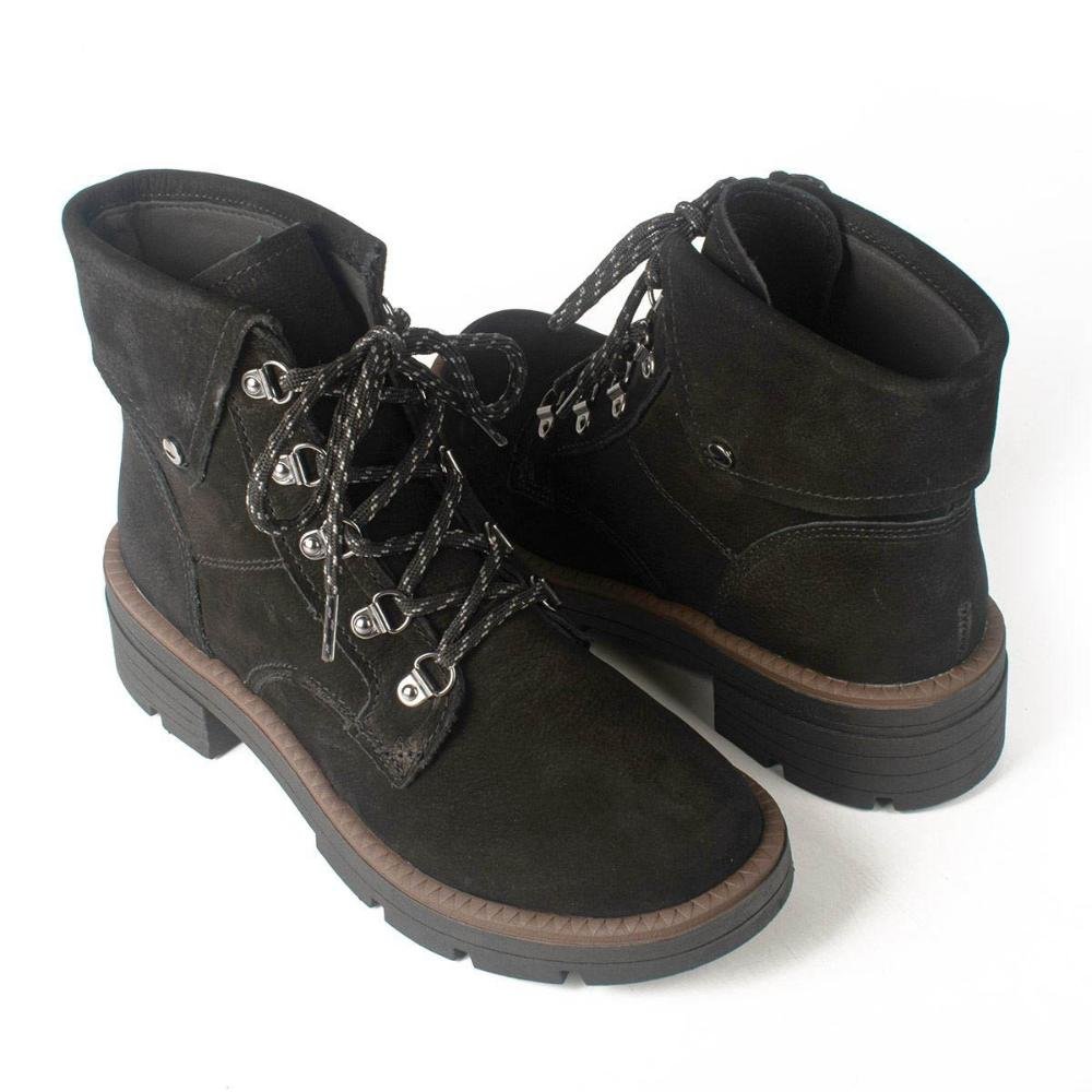 Bota Coturno Feminino Dakota Couro Da131 Preto Preto 7