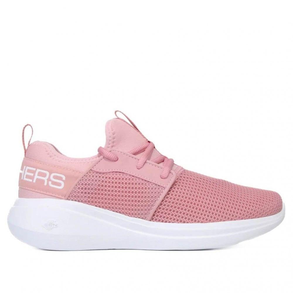 Tênis Infantil Go Run Fast Skechers 319051 Rosa Claro