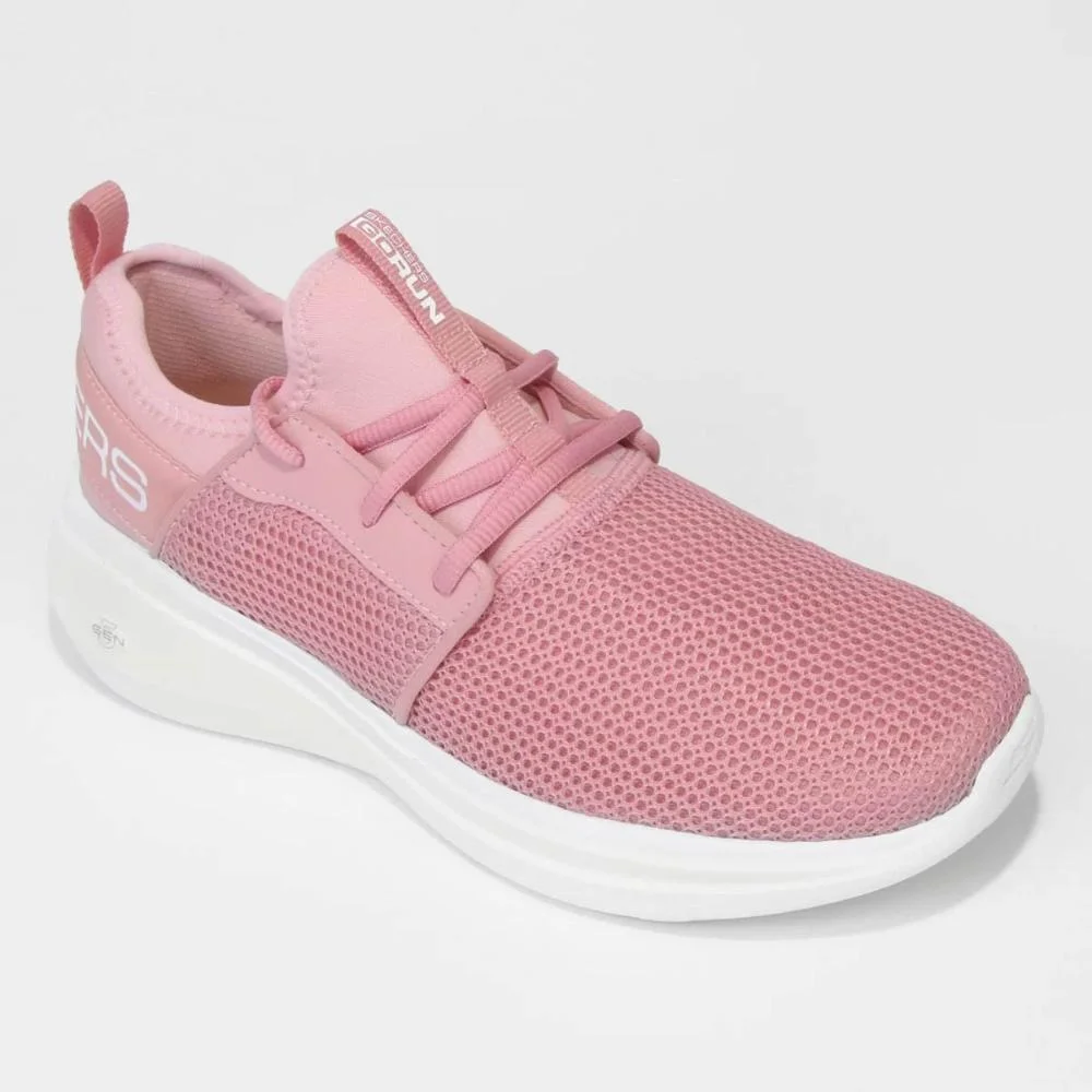 Tênis Infantil Go Run Fast Skechers 319051 Rosa Claro Rosa 3