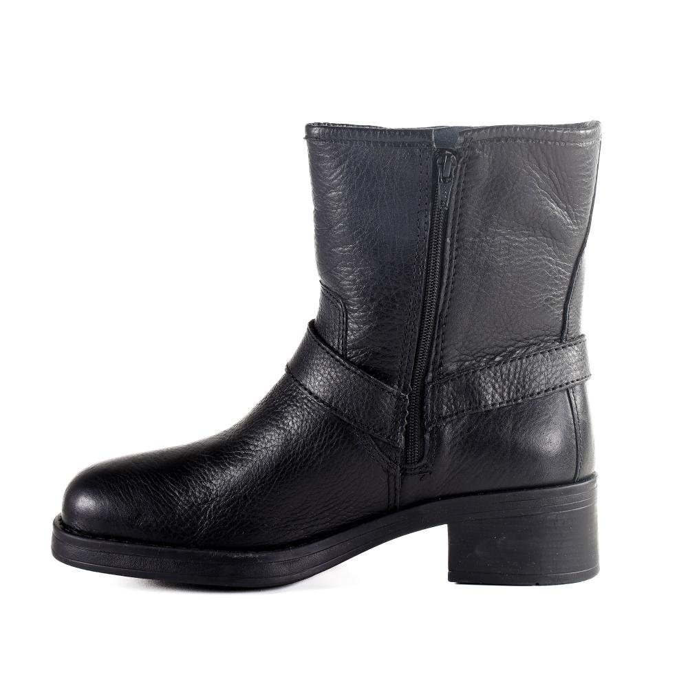 Bota Feminina Bottero Couro Burnish Preto Preto 2