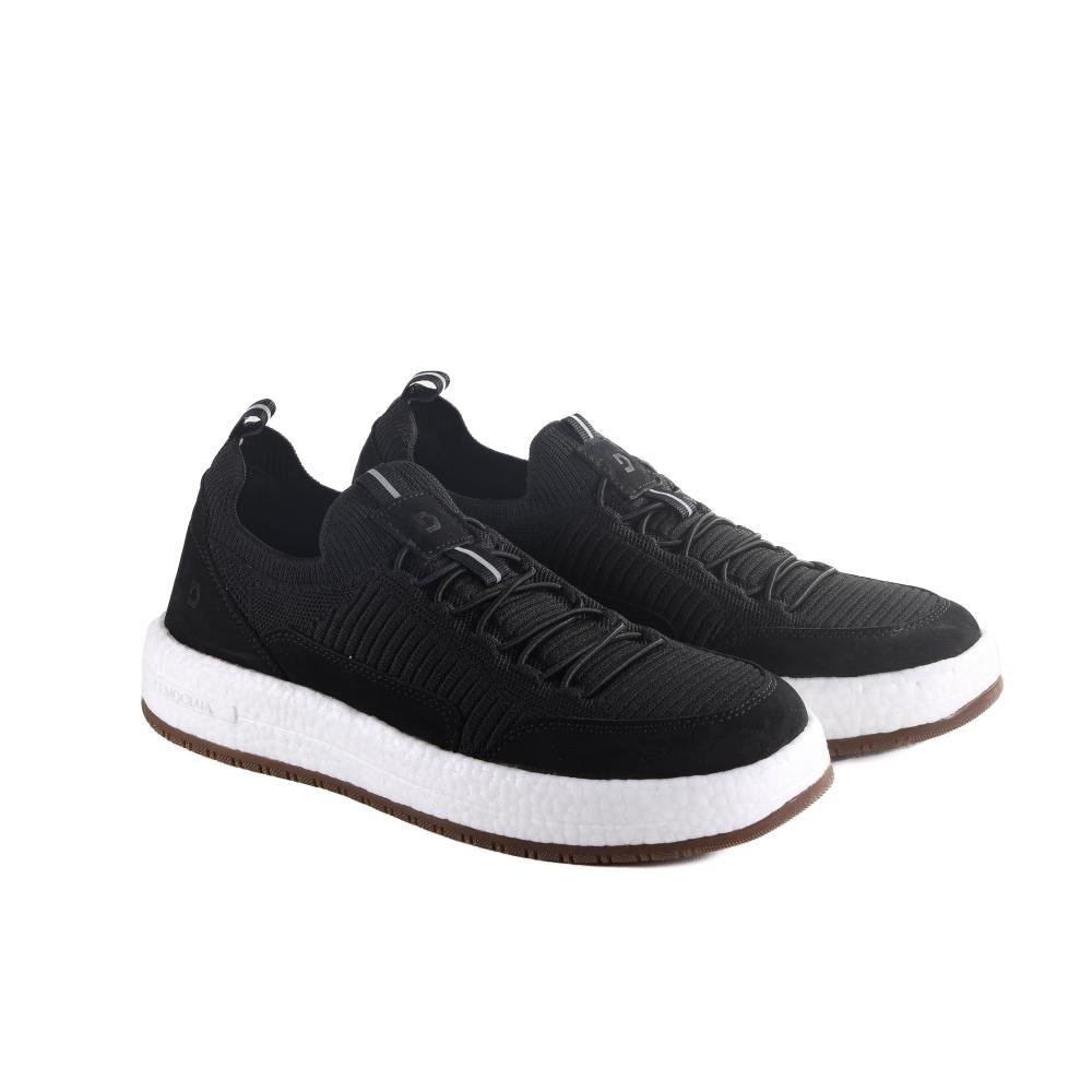 Sapatênis Masculino Democrata Casual 600102 Preto Preto 3