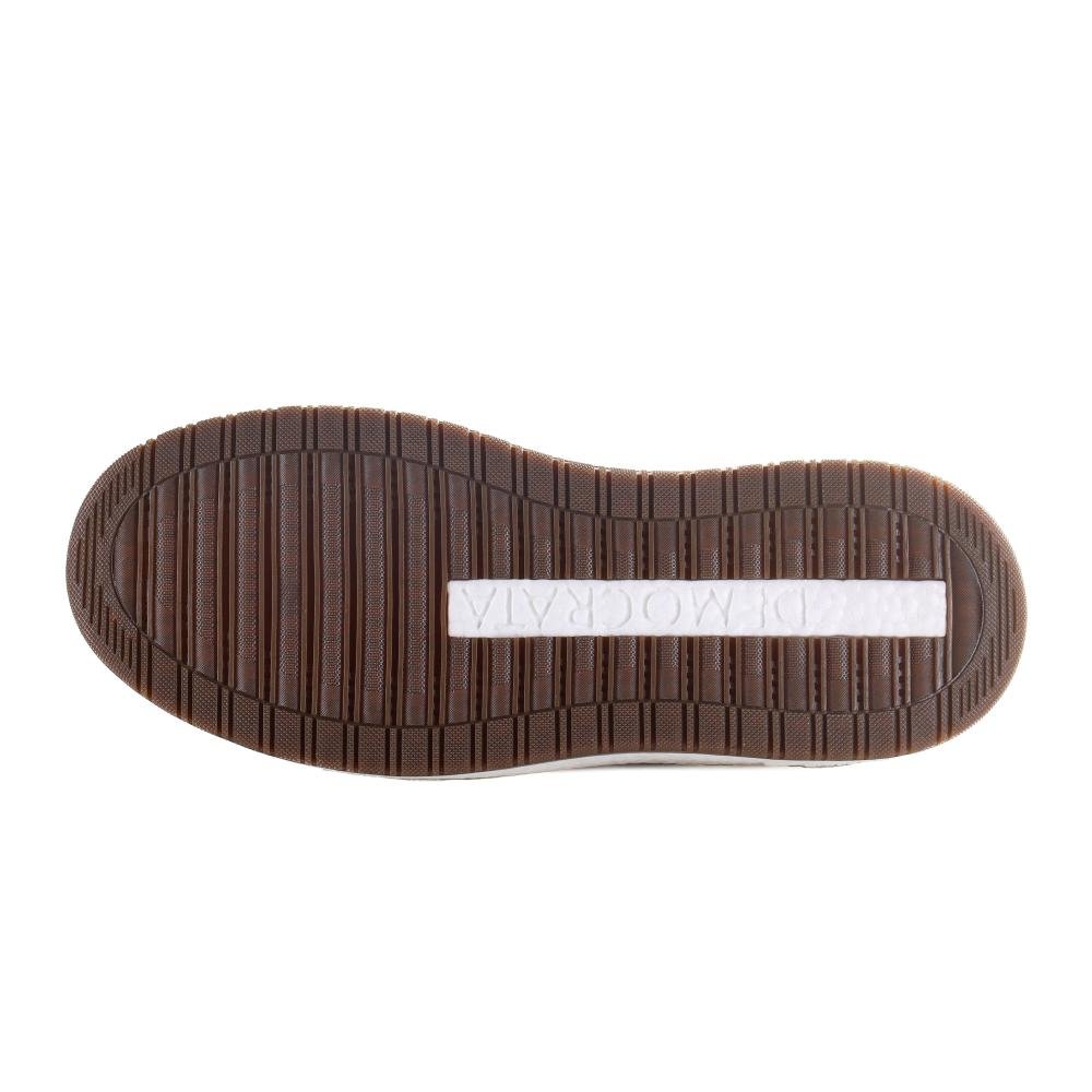 Sapatênis Masculino Democrata Casual 600102 Preto Preto 4