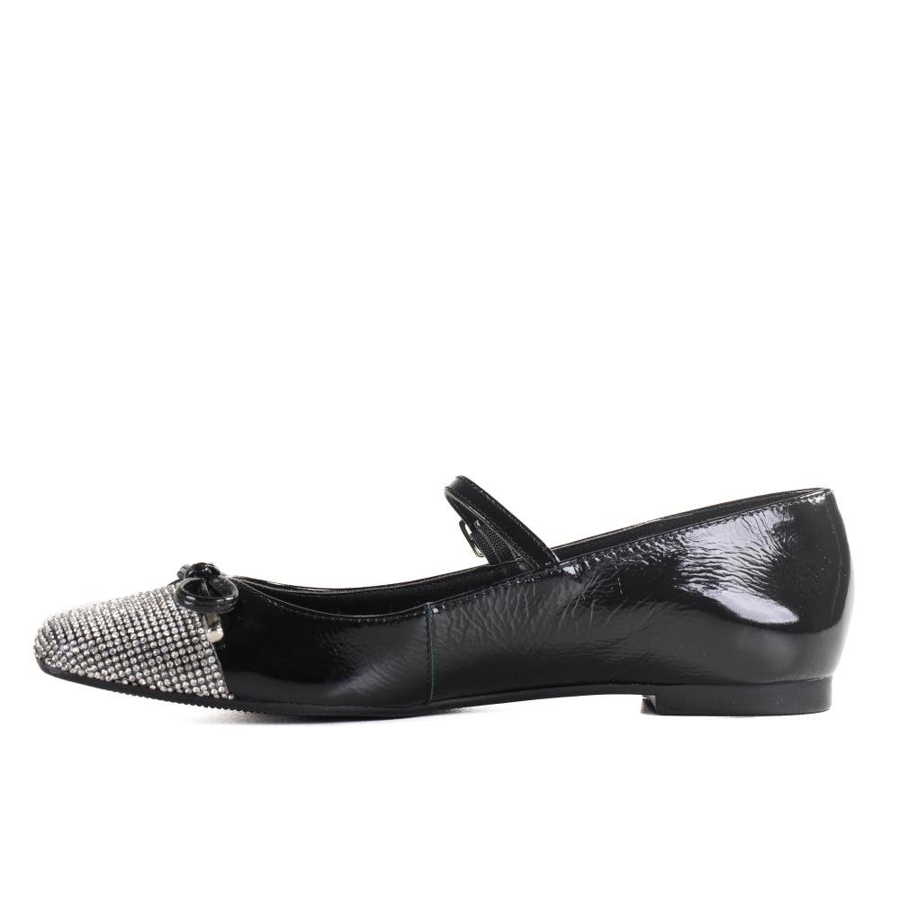 Sapatilha Feminina Brilho Zariff Preto Preto 2