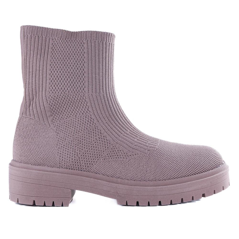 Bota Feminina Zariff Tratorada 2422-267 Bege Bege 1