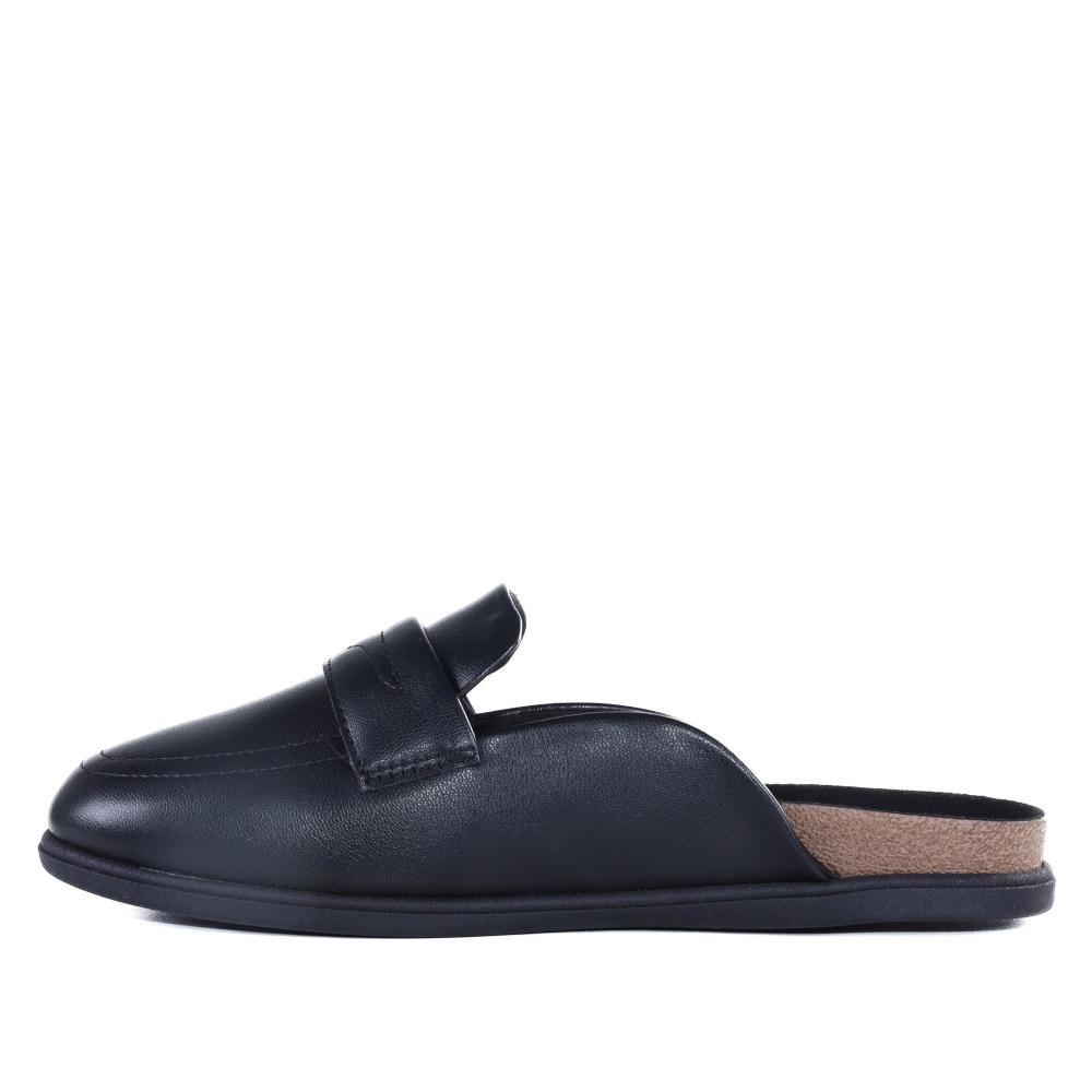 Mule Feminino Beira Rio Casual Preto Preto 2