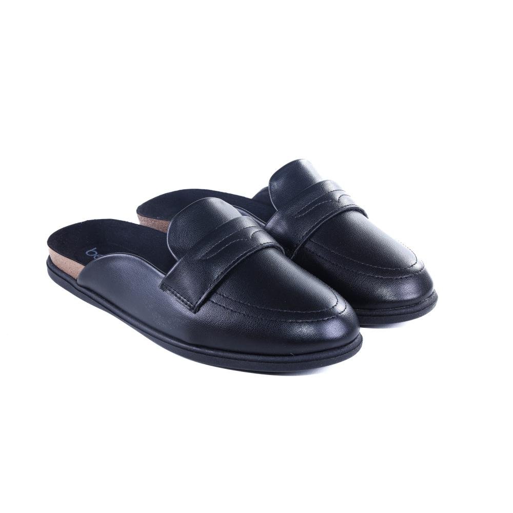 Mule Feminino Beira Rio Casual Preto Preto 3
