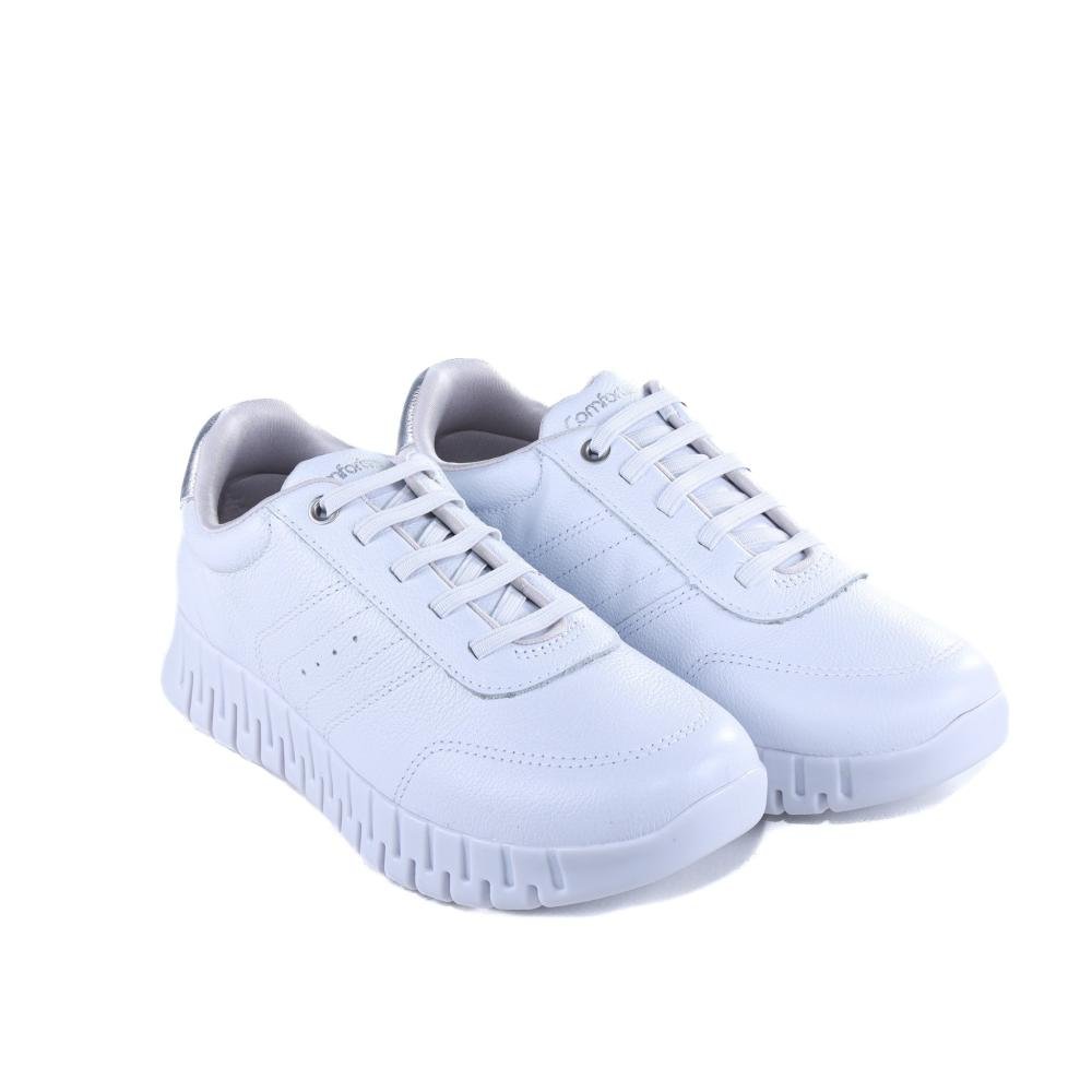 Tênis Feminino Comfortflex 2484303 Branco Branco 3