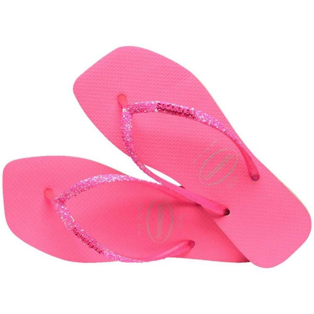 Chinelo Feminino Havaianas S Sqr Rosa Neon Rosa 5