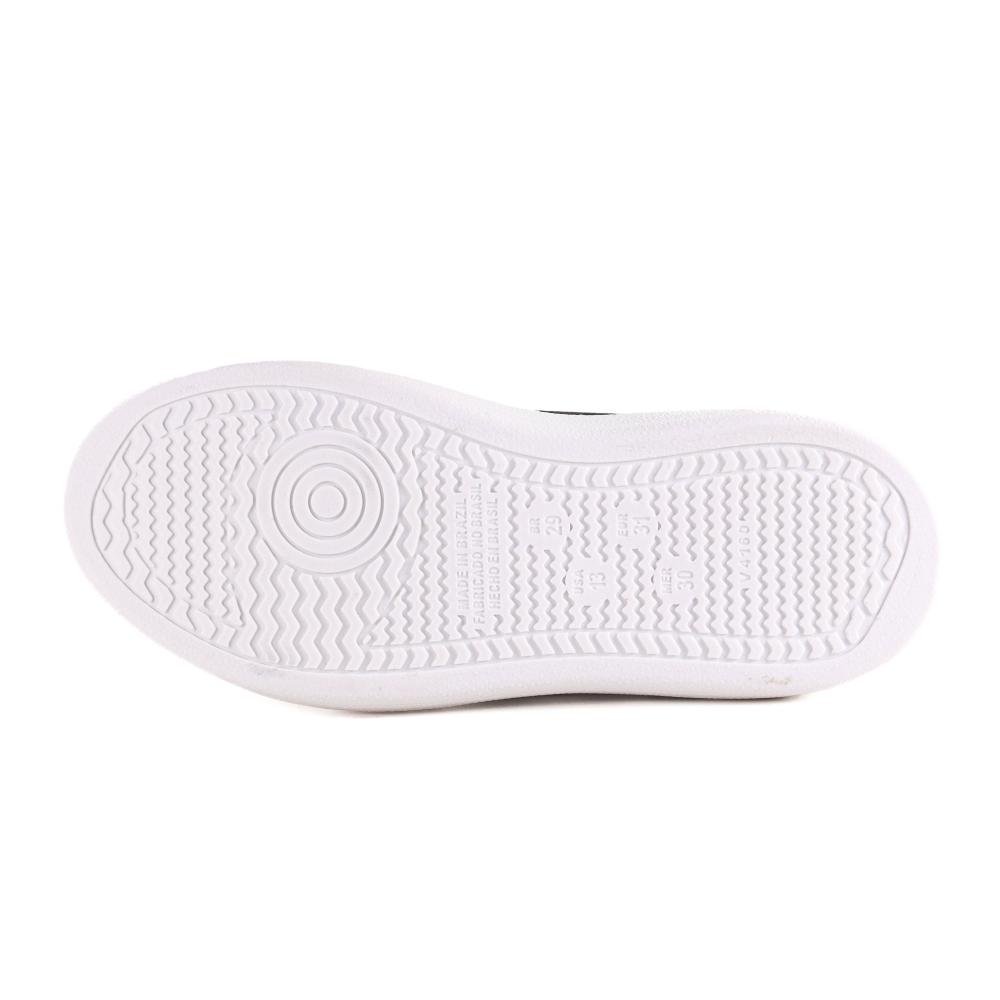 Tênis Infantil Menina Pink Cats Slip On Casual V4162 Preto Preto 7