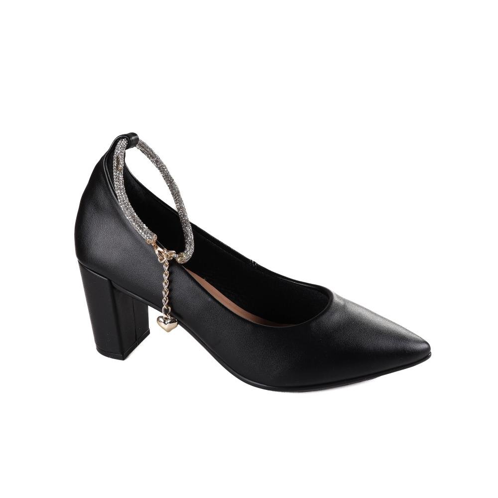 Scarpin Feminino Zariff 1544-003 Preto Preto 3