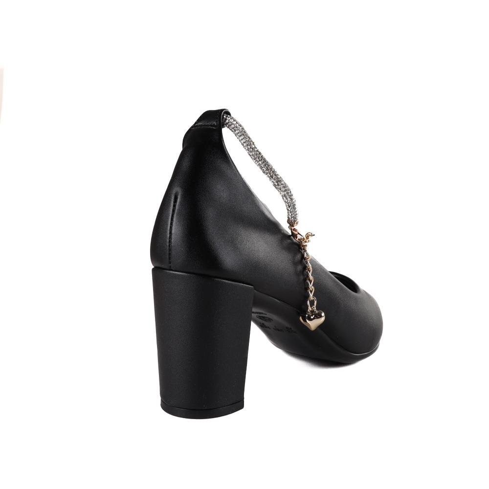 Scarpin Feminino Zariff 1544-003 Preto Preto 4