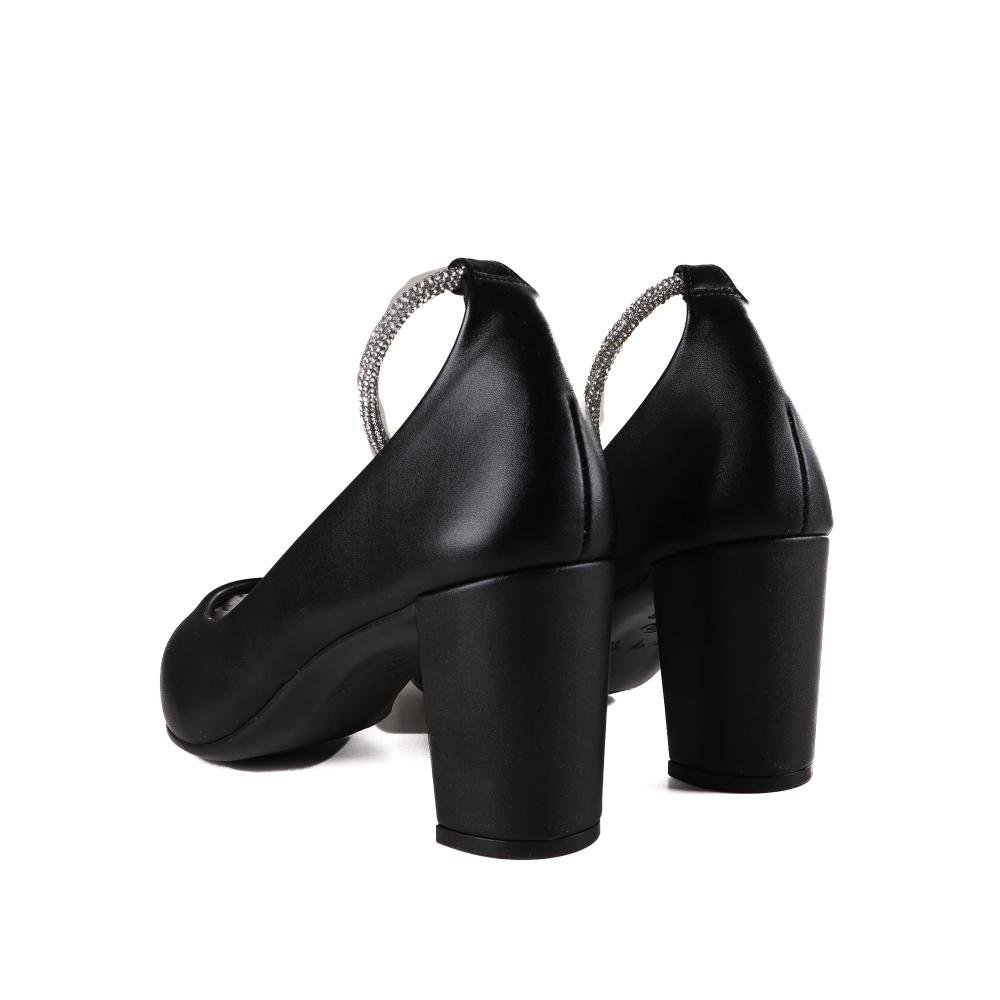 Scarpin Feminino Zariff 1544-003 Preto Preto 5