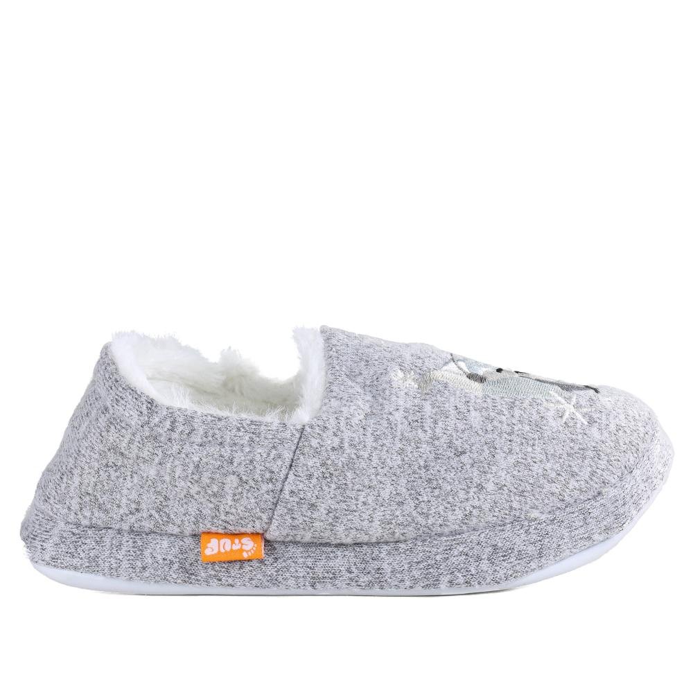 Pantufa Infantil Menina Stuf Sp0052 Cinza Cinza 1