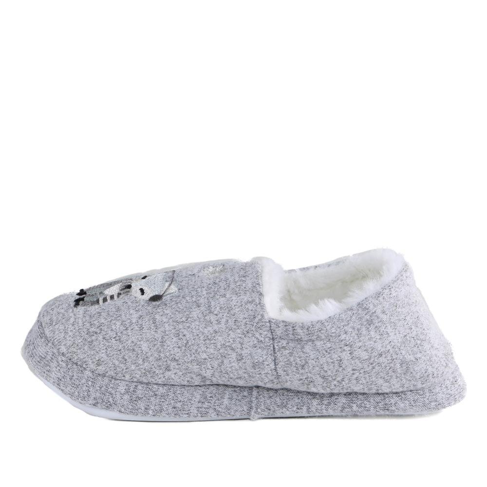 Pantufa Infantil Menina Stuf Sp0052 Cinza Cinza 2