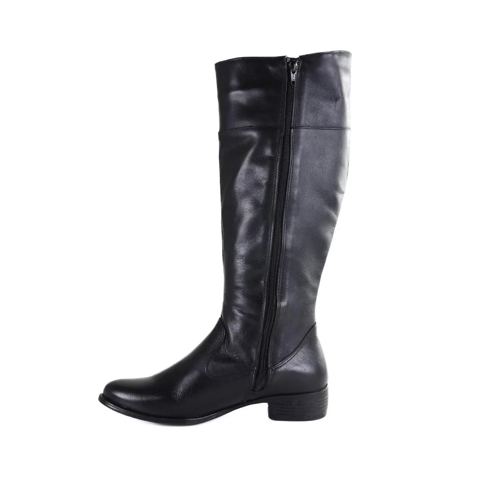 Bota Feminina Zariff Montaria Casual Preto Preto 2