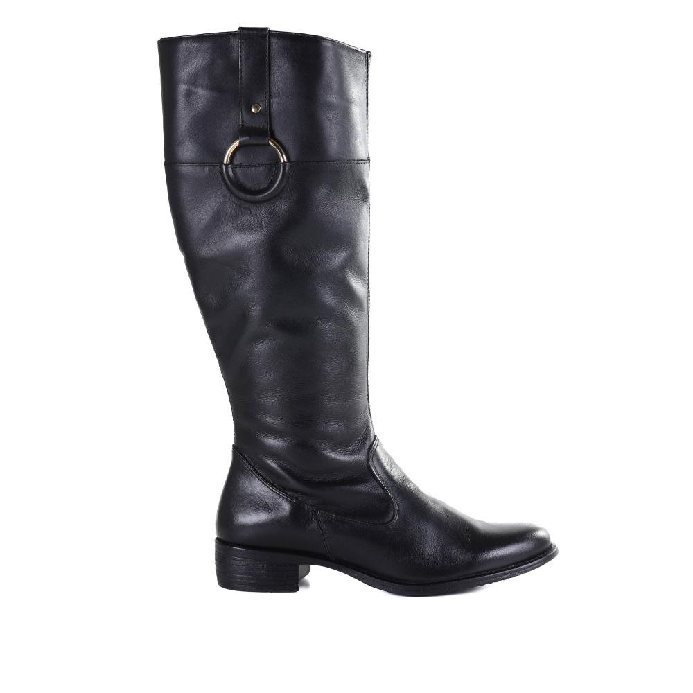 Bota Feminina Zariff Montaria Casual Preto Preto 1
