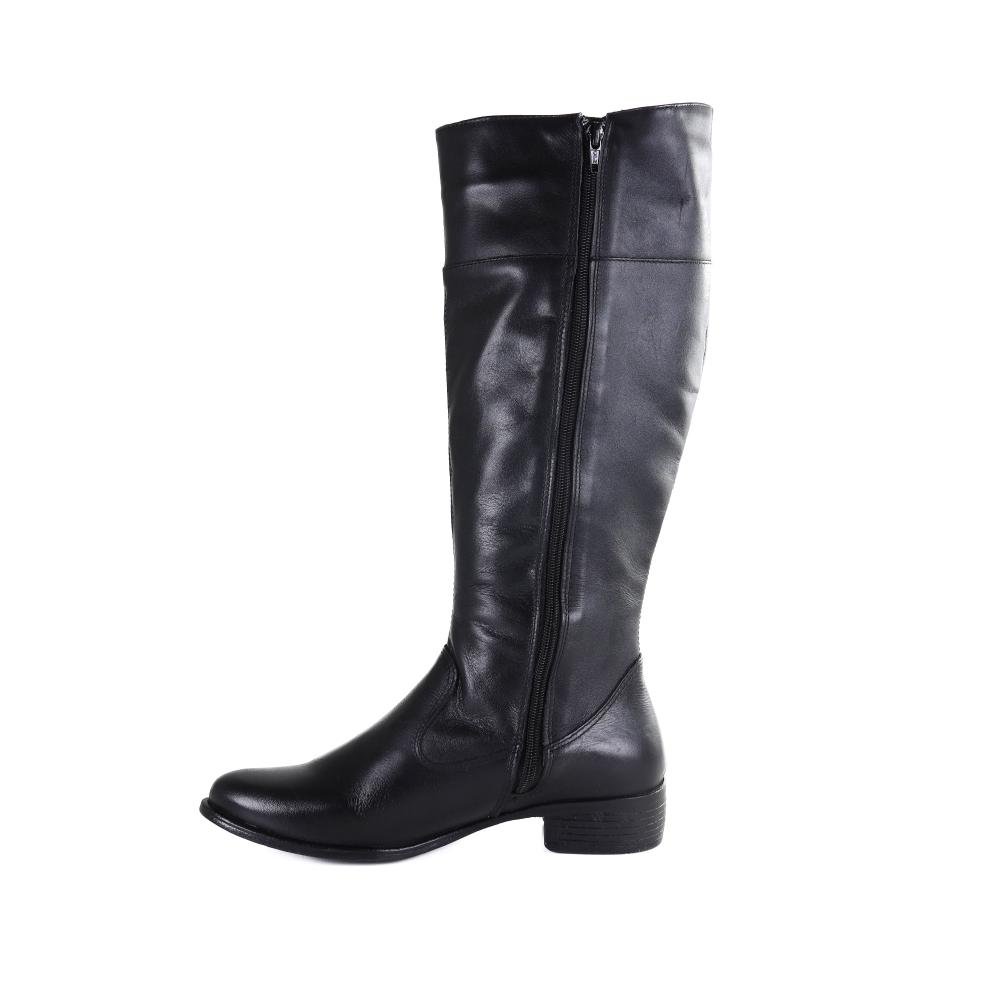 Bota Feminina Zariff Montaria Casual Preto Preto 2