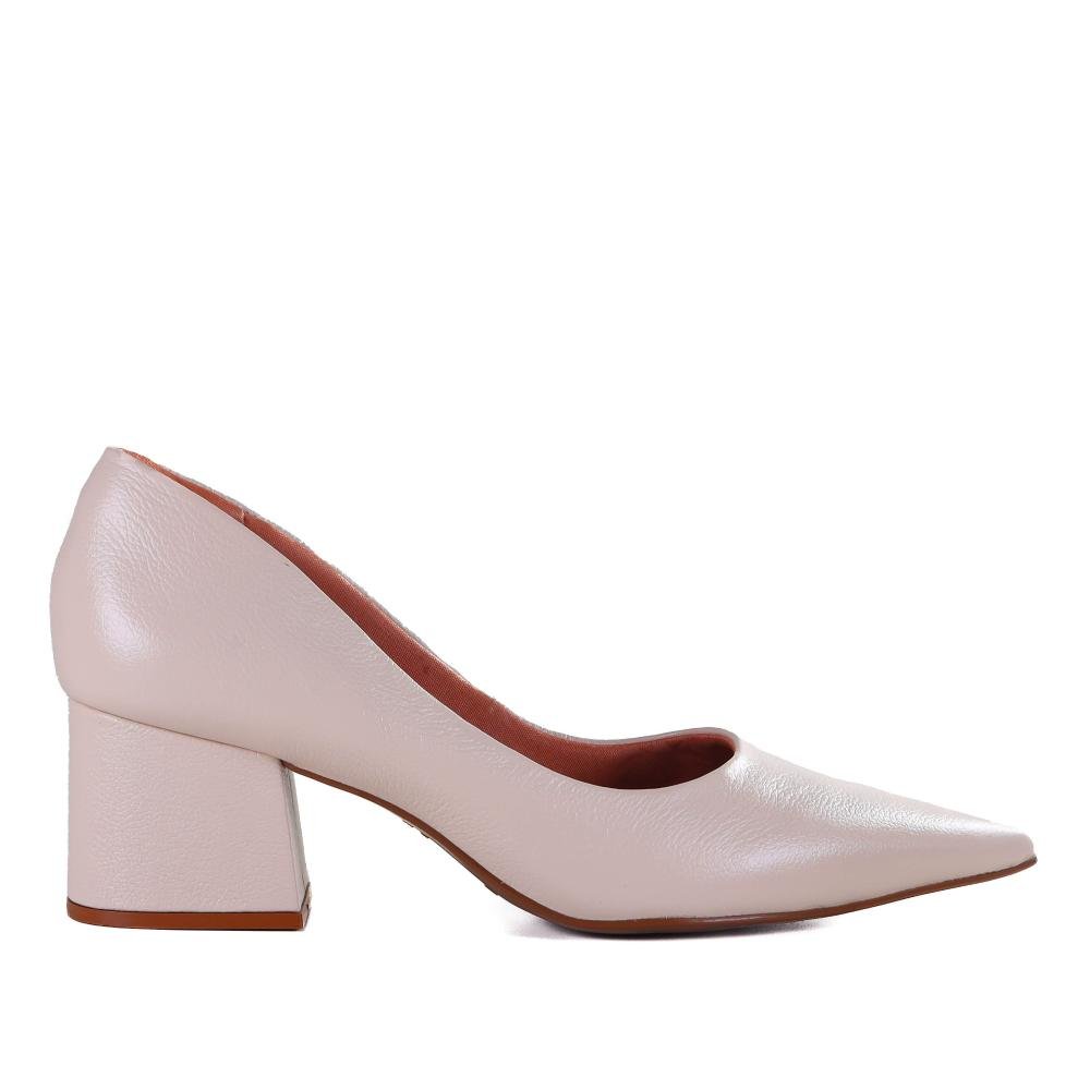 Scarpin Zariff Feminino Off White Bege 1