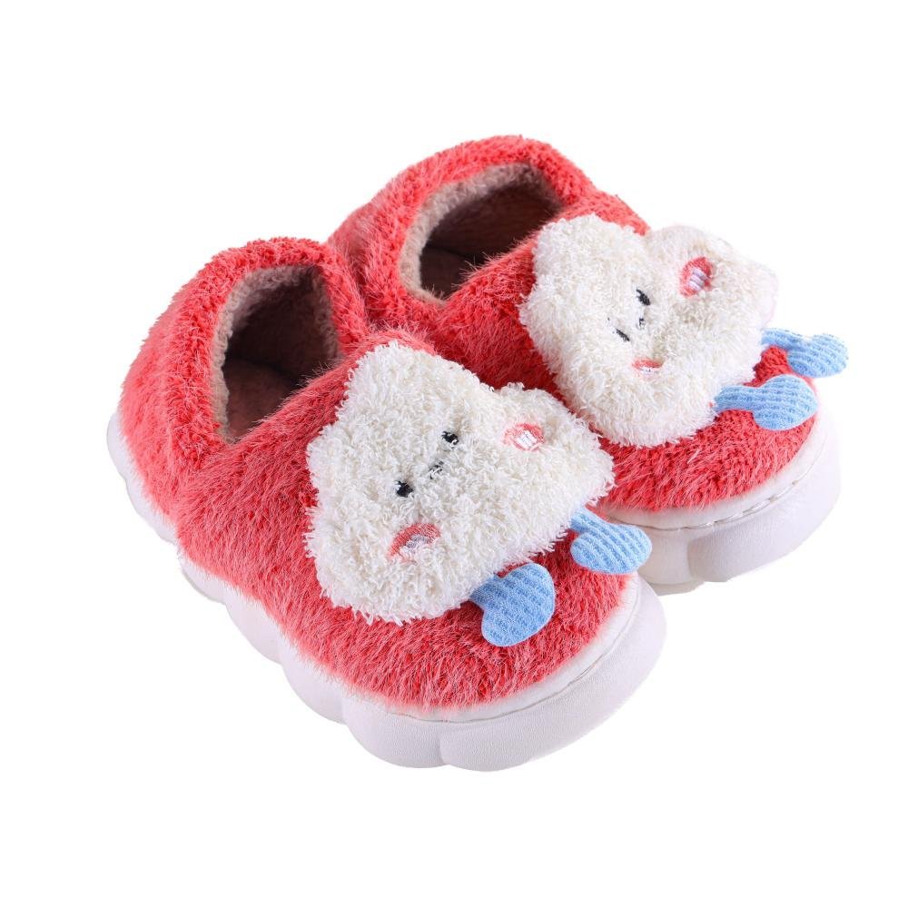 Pantufa Infantil Europa Guaxinim 1027. Azul/Preto Vermelho 3