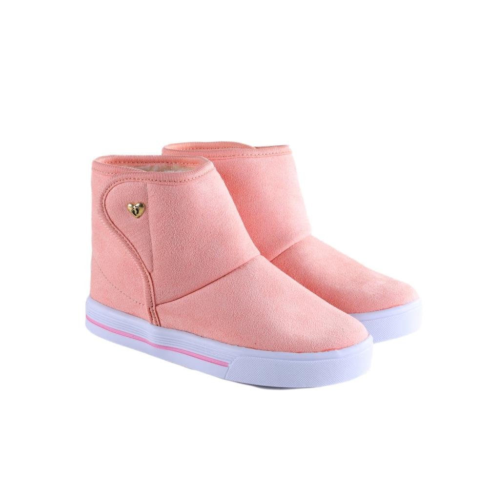 Bota Infantil Menina Unipasso 103.11 Rosa Rosa 3