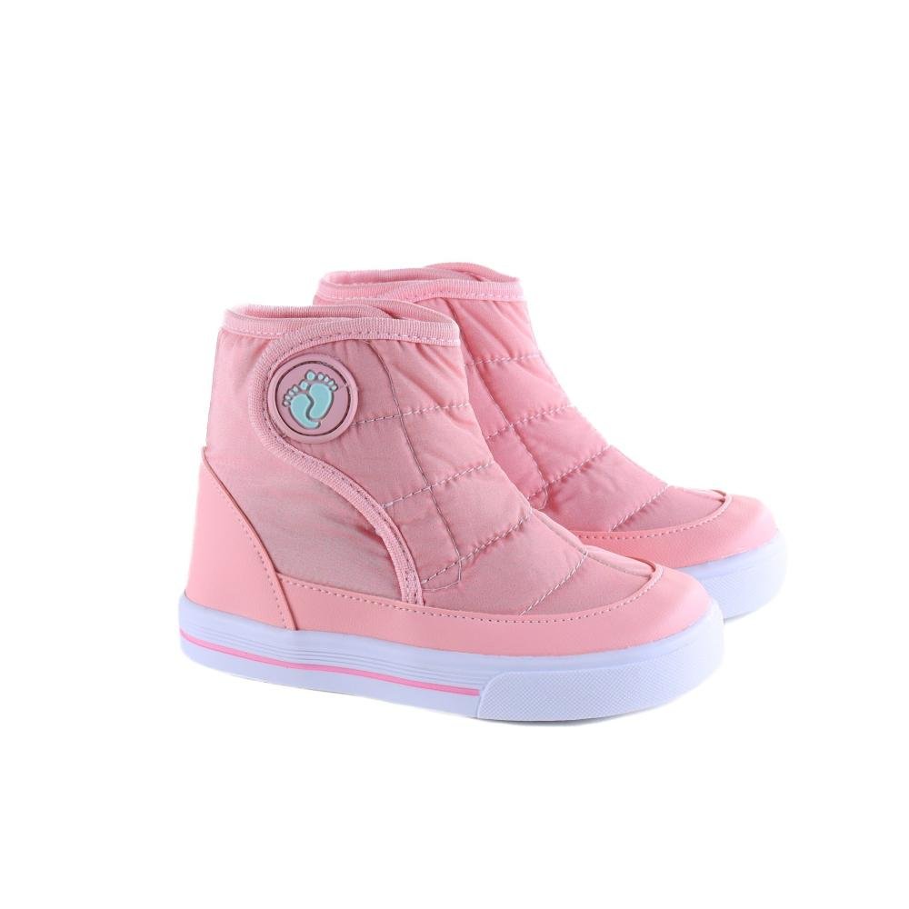 Tênis Infantil Menina Unipasso Botinha Rosa Rosa 3