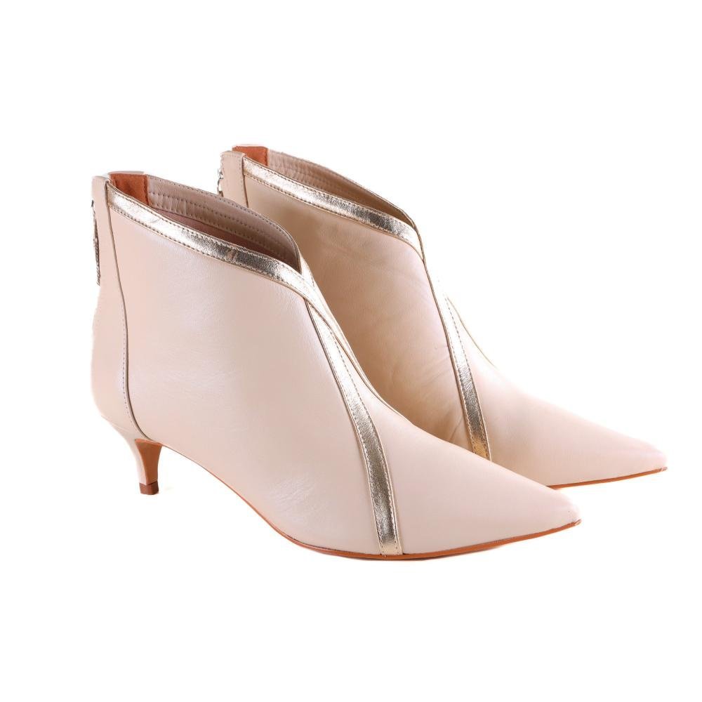 Bota Zariff Feminina Off White Branco 3
