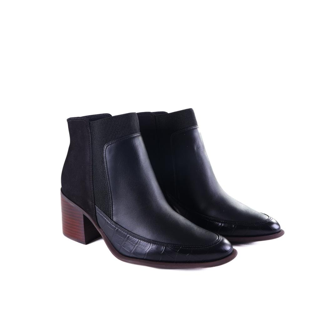 Bota Feminina Zariff Preto Preto 3