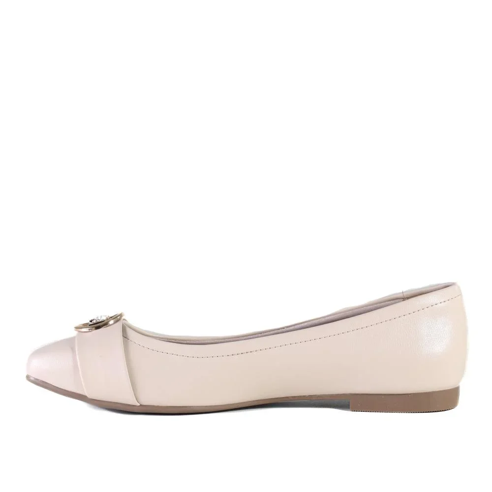 Sapatilha Via Marte Feminina 048-008 Baunilha Branco 2