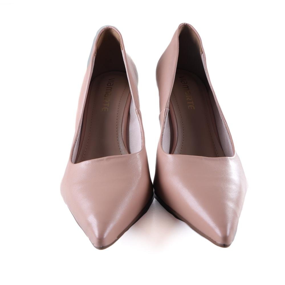Scarpin Feminino Via Marte 045-001 Macadamia Bege 5