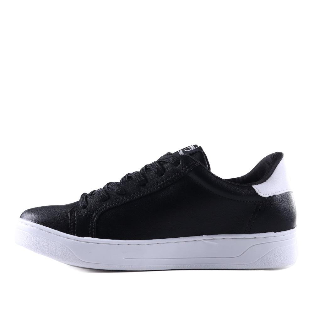 Tênis Feminino Via Marte Casual 064-002 Preto Branco Preto 2