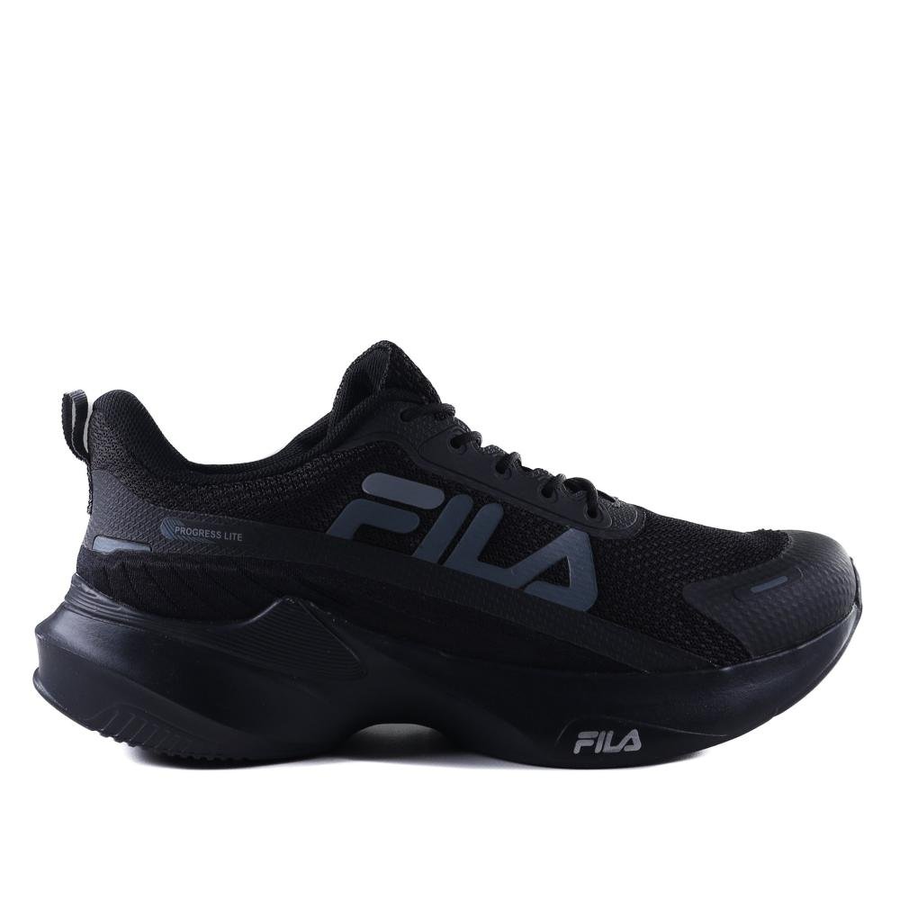 Tênis Masculino Fila Progress Preto Preto 1