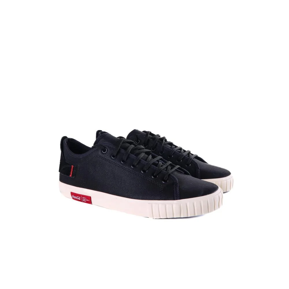 Tênis Masculino Coca-Cola Casual Cc2407 Preto Preto 3