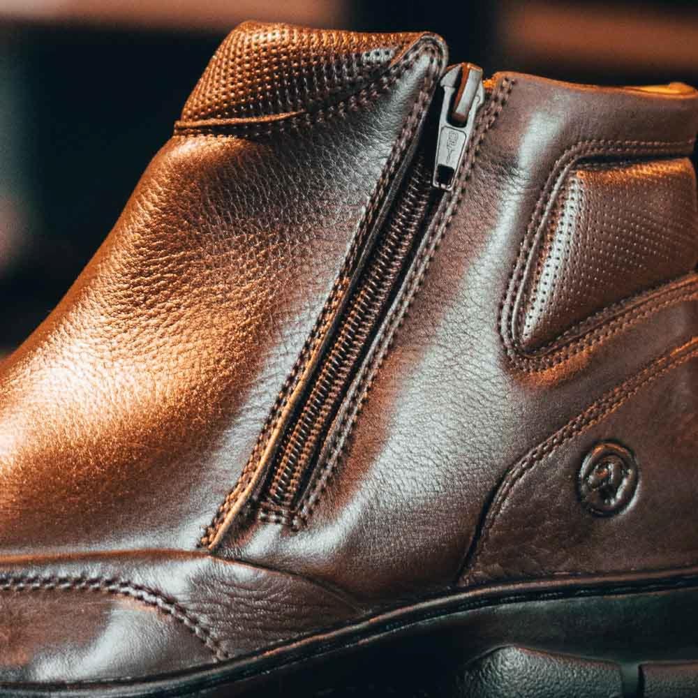 Bota Anatomic Masculina Floater 7887 Brown Marrom 5