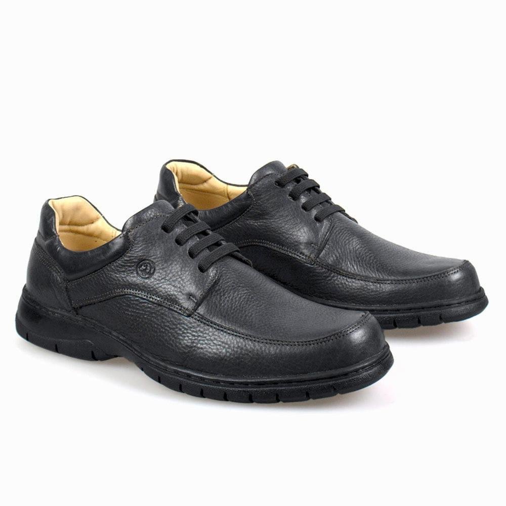 Sapato Anatomic Gel Masculino Floater 7918 Preto Preto 2