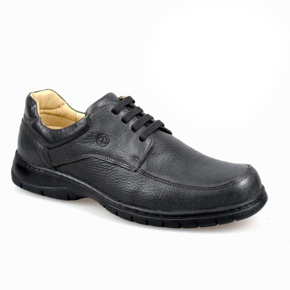 Sapato Anatomic Gel Masculino Floater 7918 Preto Preto 3