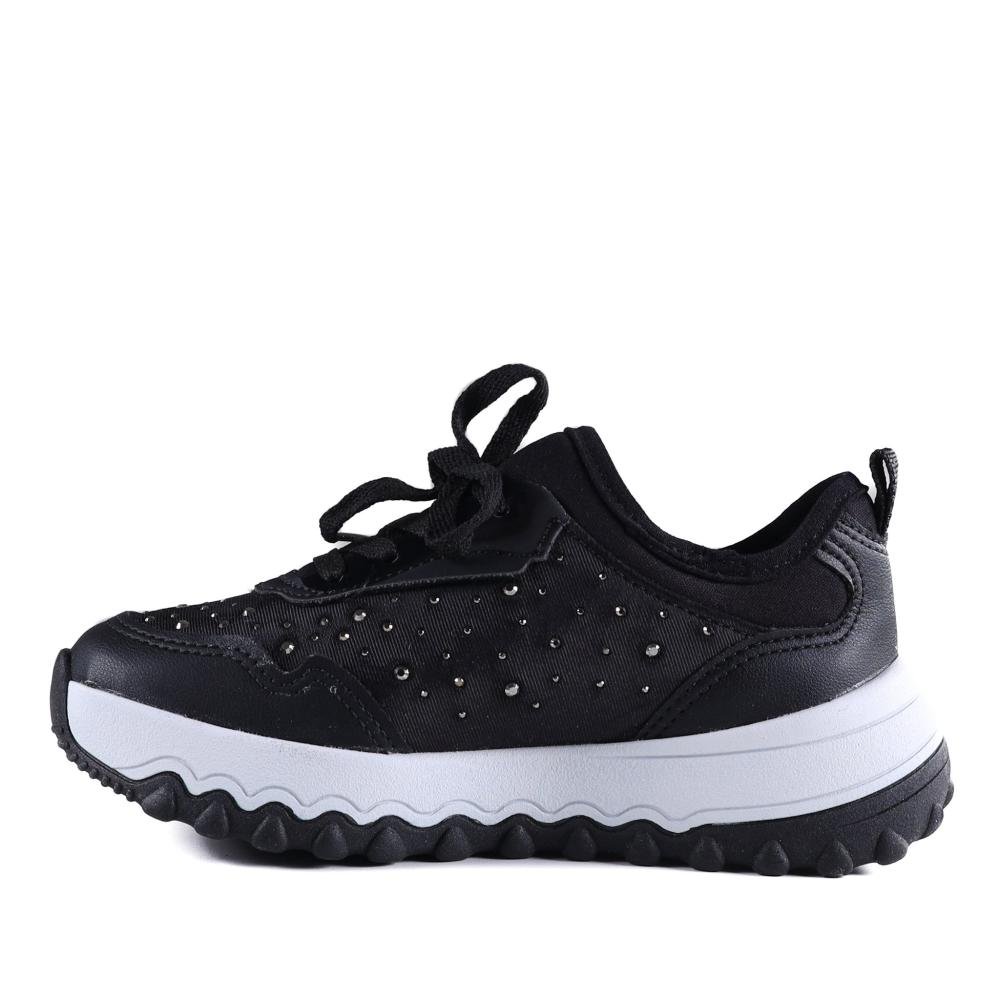 Tênis Menina Pink Cats V4335 Preto Preto 2