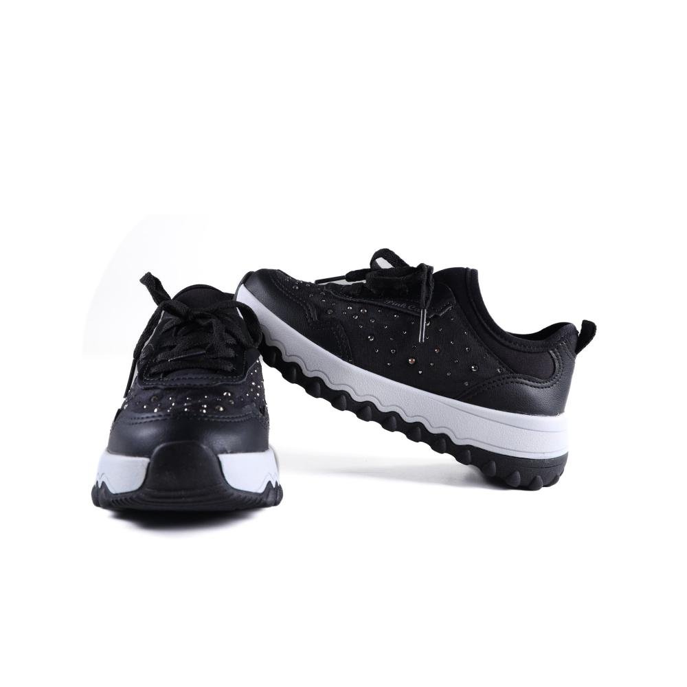 Tênis Menina Pink Cats V4335 Preto Preto 4